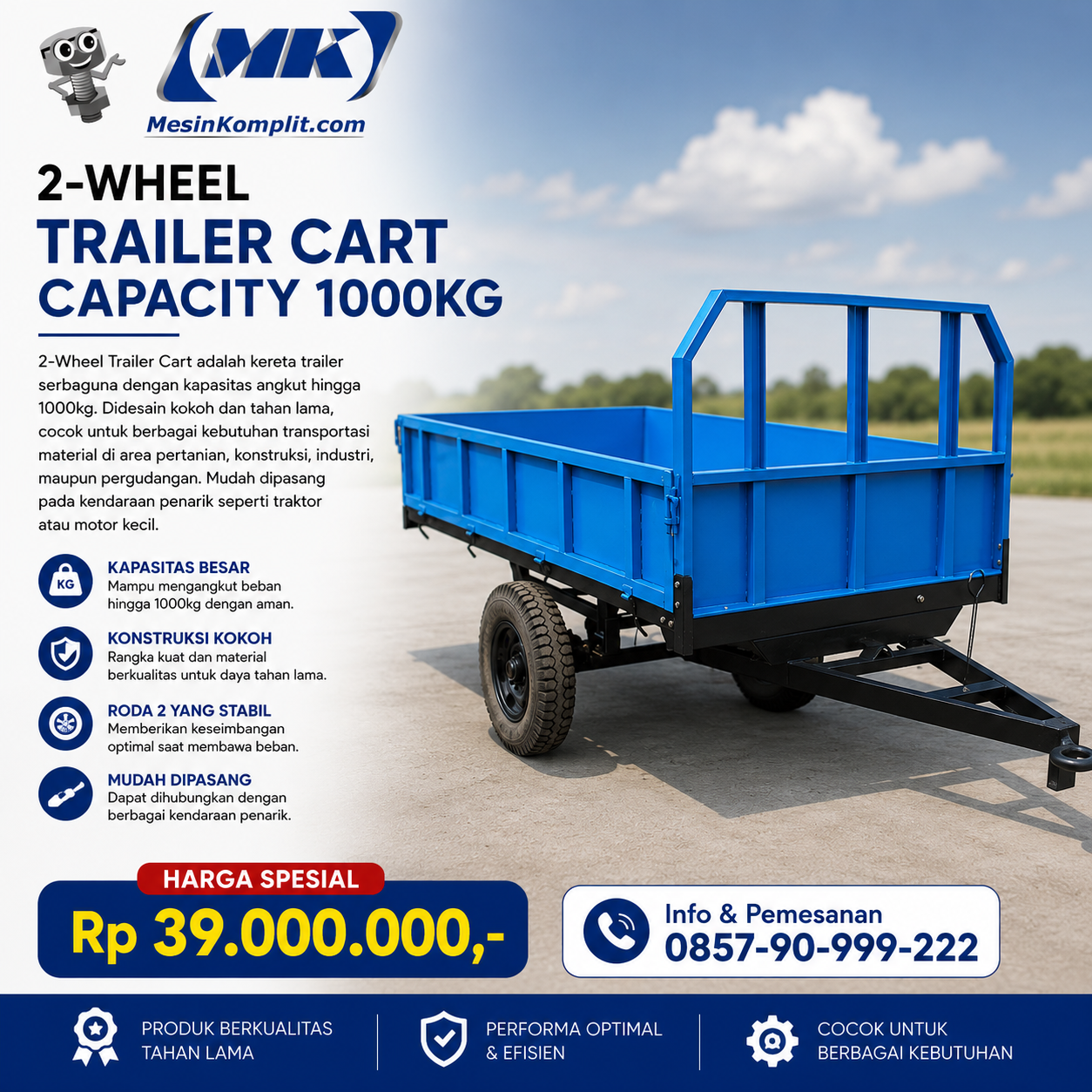 Bak Trailer 2 Roda (...